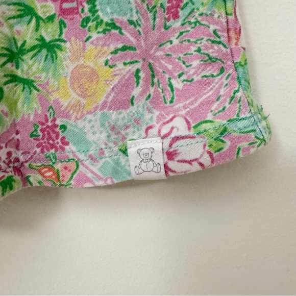 Little Snuggles Bamboo Tropical Floral Print Twirl Dress, Size 4 - Picture 10 of 10